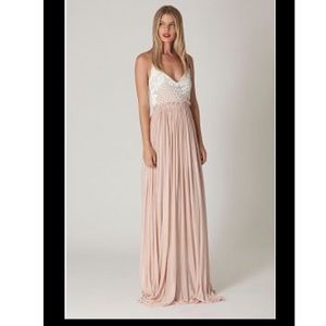 LIBERTY GARDEN Brand New Maxi White/Blush XS